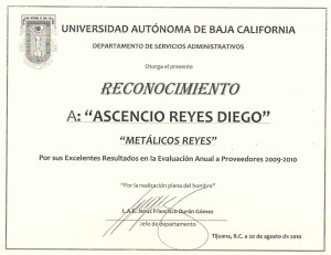reconocimiento UABC